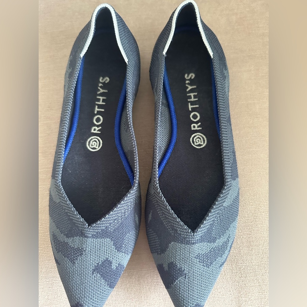 Rothy’s The Point Dark Camo Size 9.5